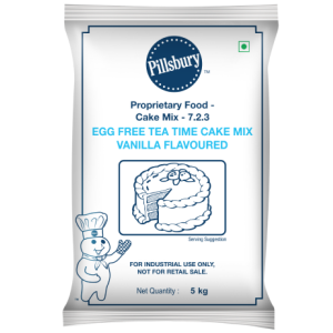 Pillsburry Egg Free Tea Time Vanilla Premix 5kg