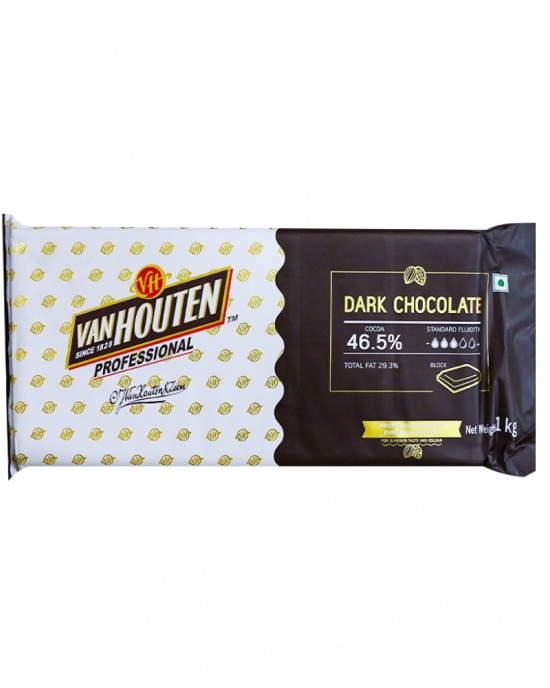 VANHOUTEN DARK CHOCOLATE 46.5 1kg*10