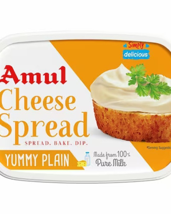 Amul Yummy Plain Cheese Spread 200 g (Container)