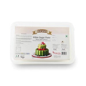 Vizyon Sugar Paste Fondant- White 1kg