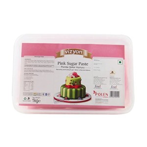 Vizyon Sugar Paste fondant - Pink 1kg