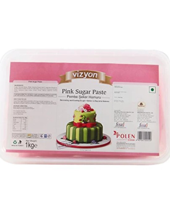 Vizyon Sugar Paste fondant - Pink 1kg