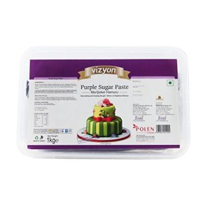 Vizyon Sugar Paste fondent - Purple 1kg 