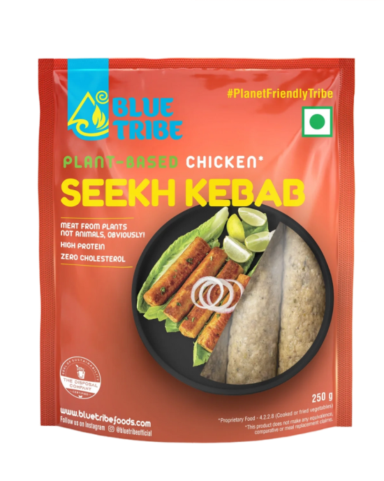 Blue Tribe - Plant Based Chicken Seekh Kebab 250g