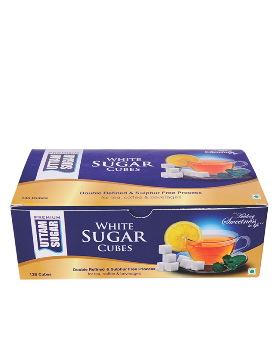 UTTAM WHITE SUGAR CUBES 500GM