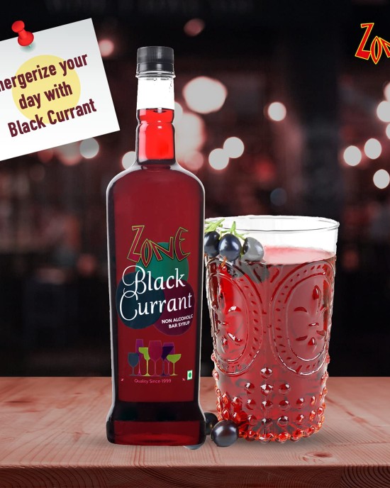 Zone Black Currant Bar Syrup 1ltr