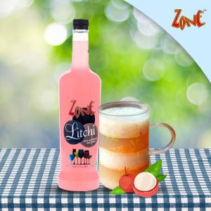 Zone Bar Syrup Litchi 1ltr 