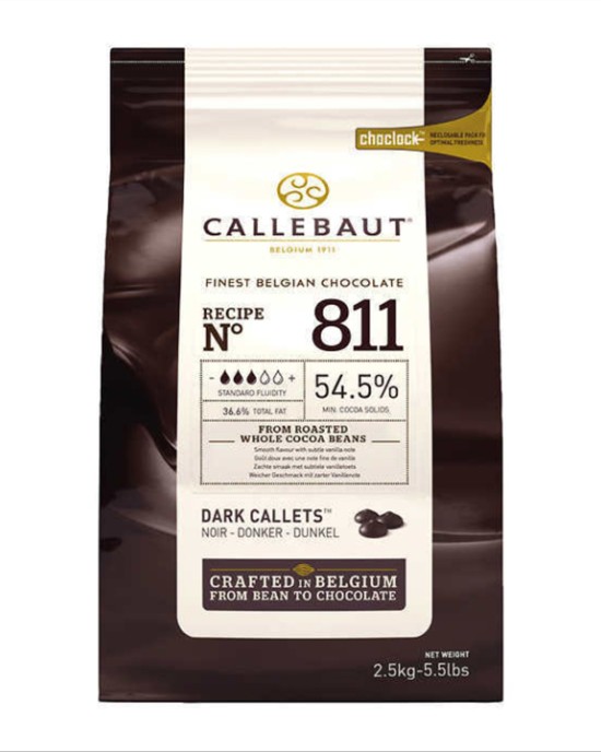 Delta Callebaut 811 Dark Chocolate 2.5kg