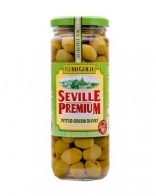 Golden Crown Green Pitted Olives 680gm