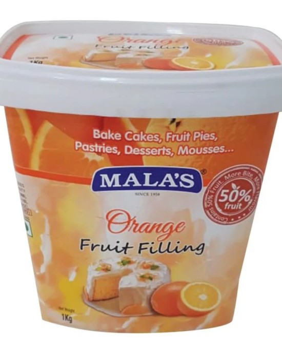 Malas Orange Fillings 1kg Bucket