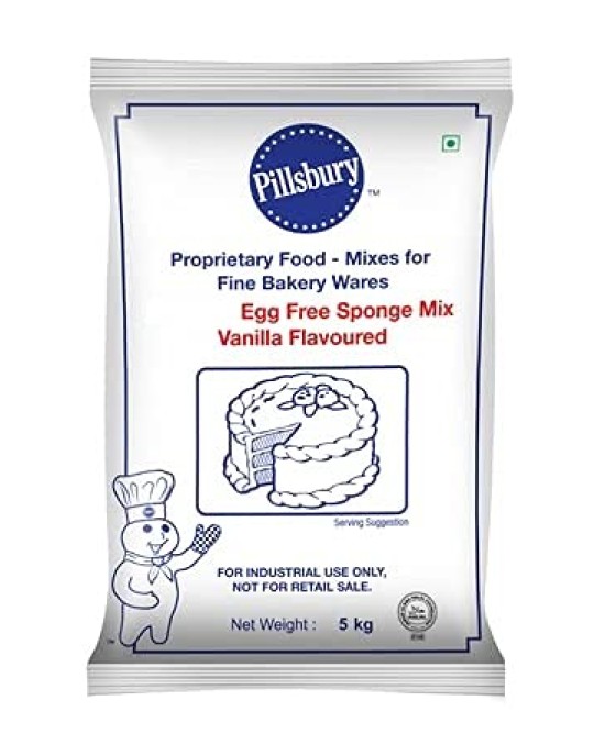 Pillsburry Sponge Premium Egg Free Vanilla 5kg