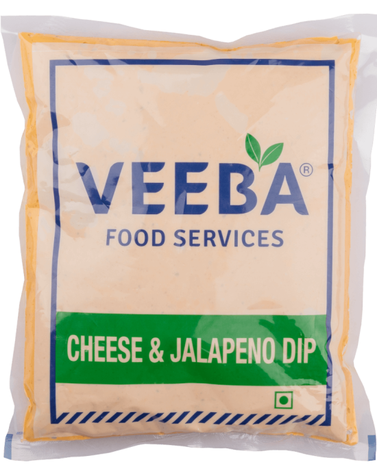 Veeba Cheese & Jalapeno Dip 1 kg