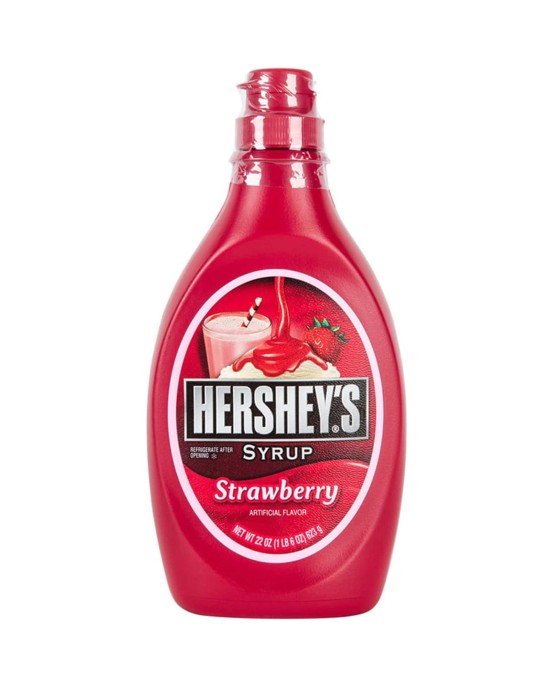 HERSHEY SYRUP STRAWBERRY 623ML