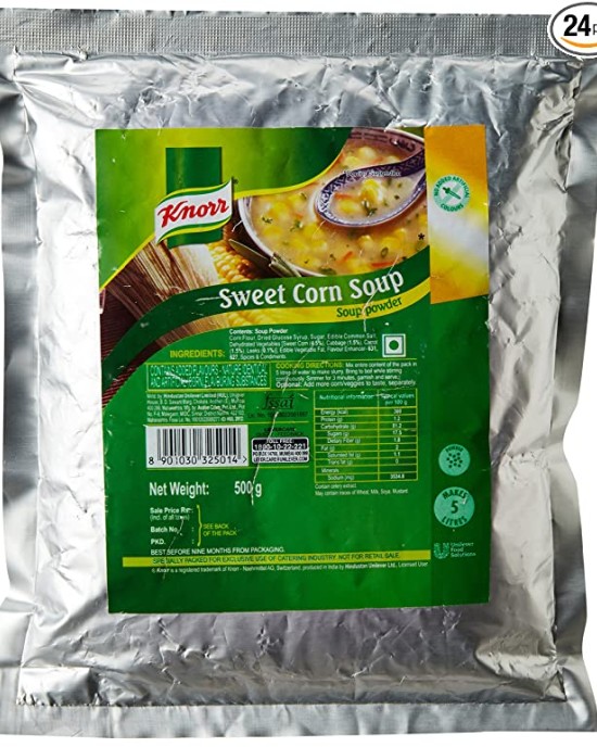 HUL Knorr Sweet Corn Soup 500gm