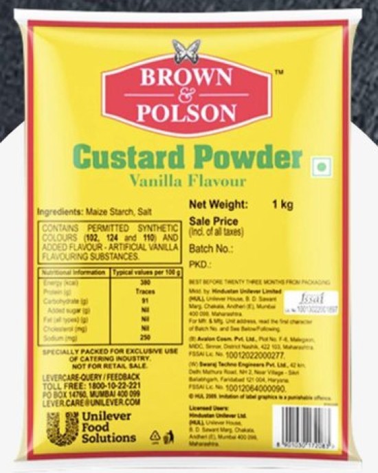 HUL Brown & Polson Custard Powder 1Kg