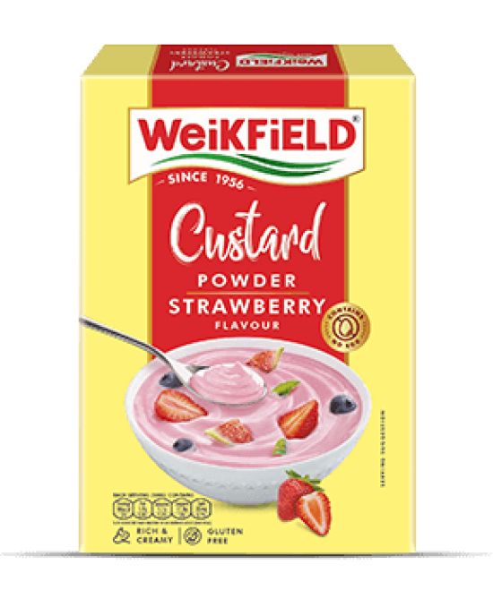 Weikfield Custard Powder Strawberry 75 gms