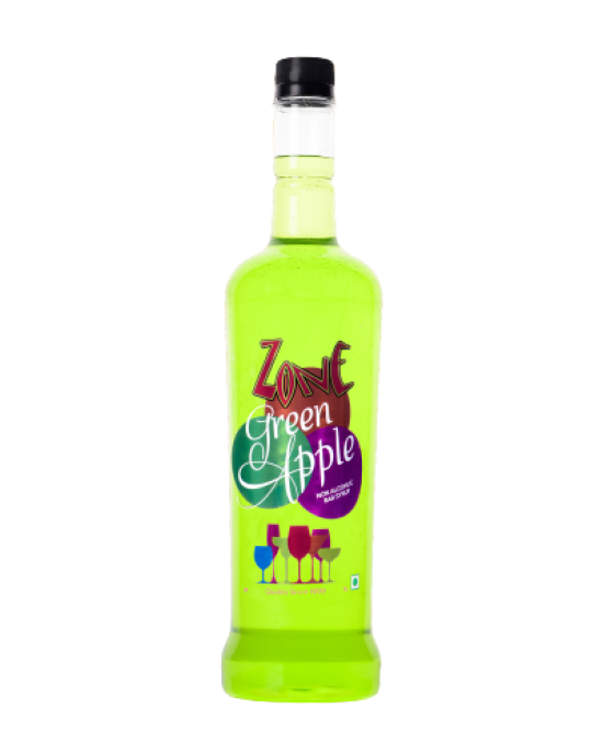 Zone Green Apple Bar Syrup 1LTR