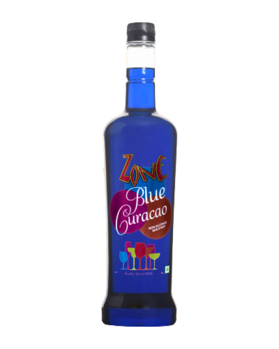 Zone Blue Curacao Bar Syrup 1ltr