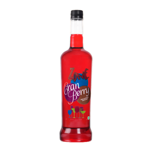 Zone Cranberry Bar Syrup 1ltr