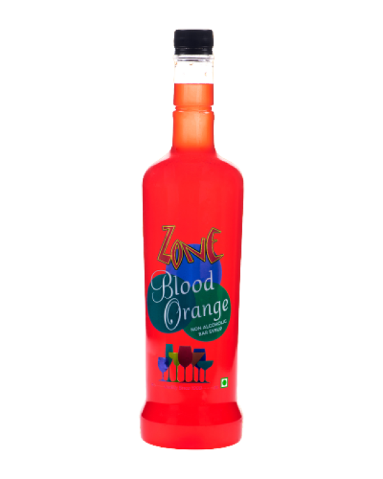 Zone Blood Orange Bar Syrup 1ltr
